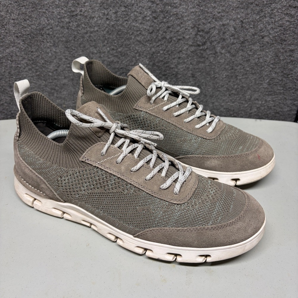 Clarks nature‎ X Mens 12 Gray Suede Trim Walking Sneakers